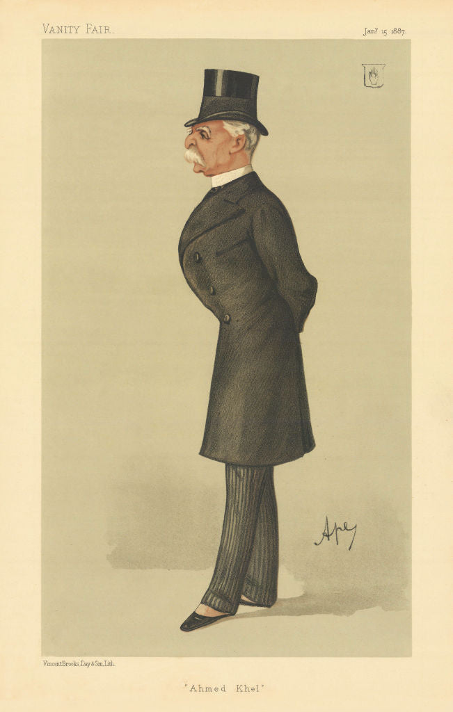 VANITY FAIR SPY CARTOON General Sir DM Stewart 'Ahmed Khel' Scotland. Ape 1887